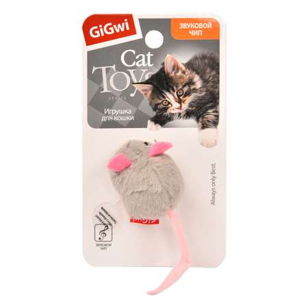 Игрушка для кошек GiGwi Мышка с электронным чипом 75040
