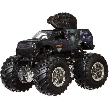 Машина Hot Wheels Monster Jam 1:64 Tour Favorites Воин с ирокезом FLX41