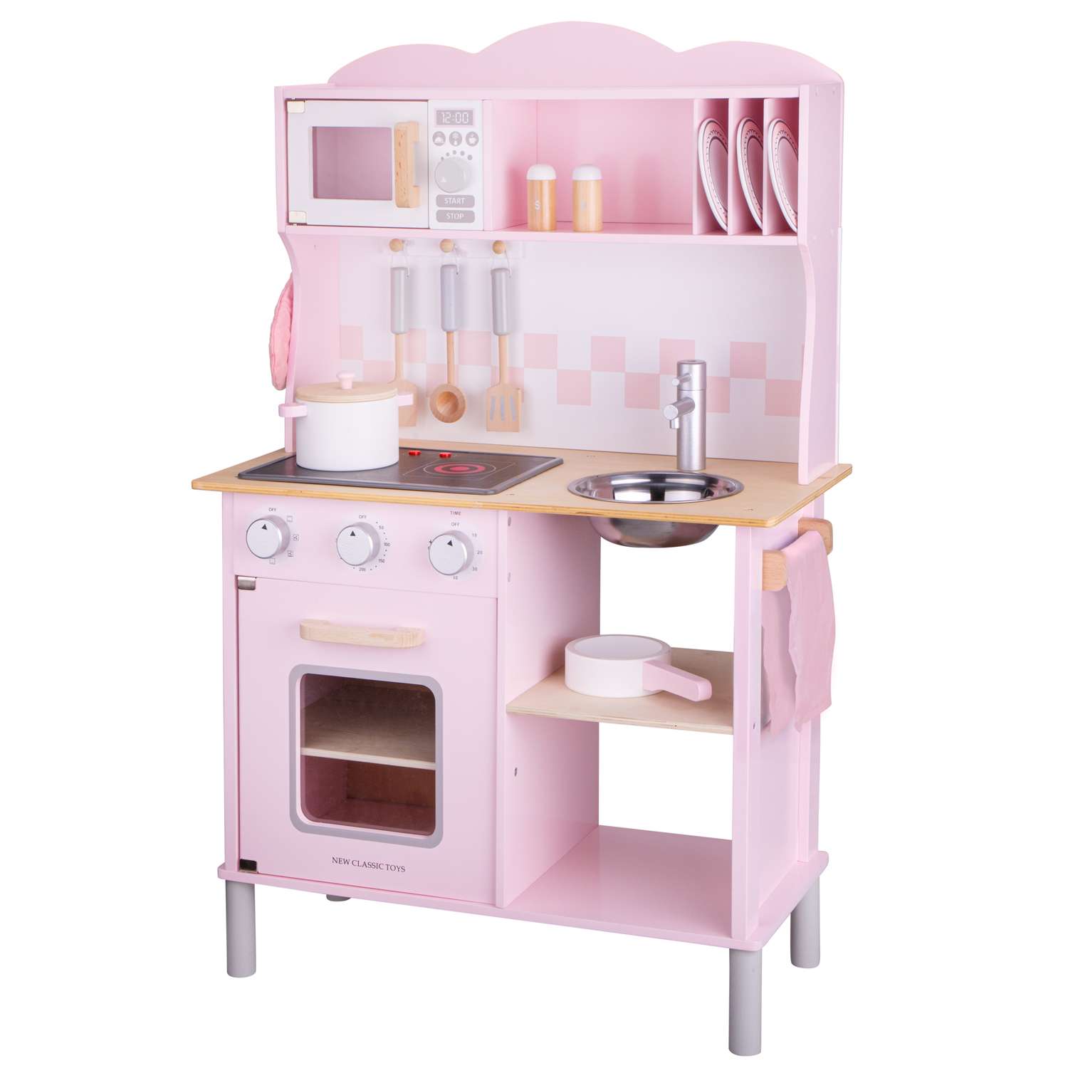 Кухня New Classic Toys розовая 100 см - фото 1