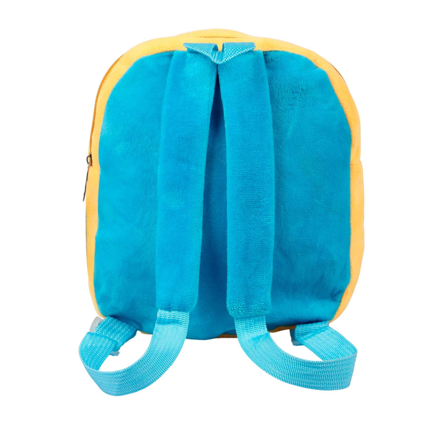 Рюкзак с игрушкой Little Mania желто-голубой Мишка светло-коричневый - фото 3