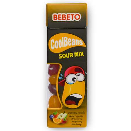 Мармелад жевательный Bebeto Cool Beans sour mix 30г
