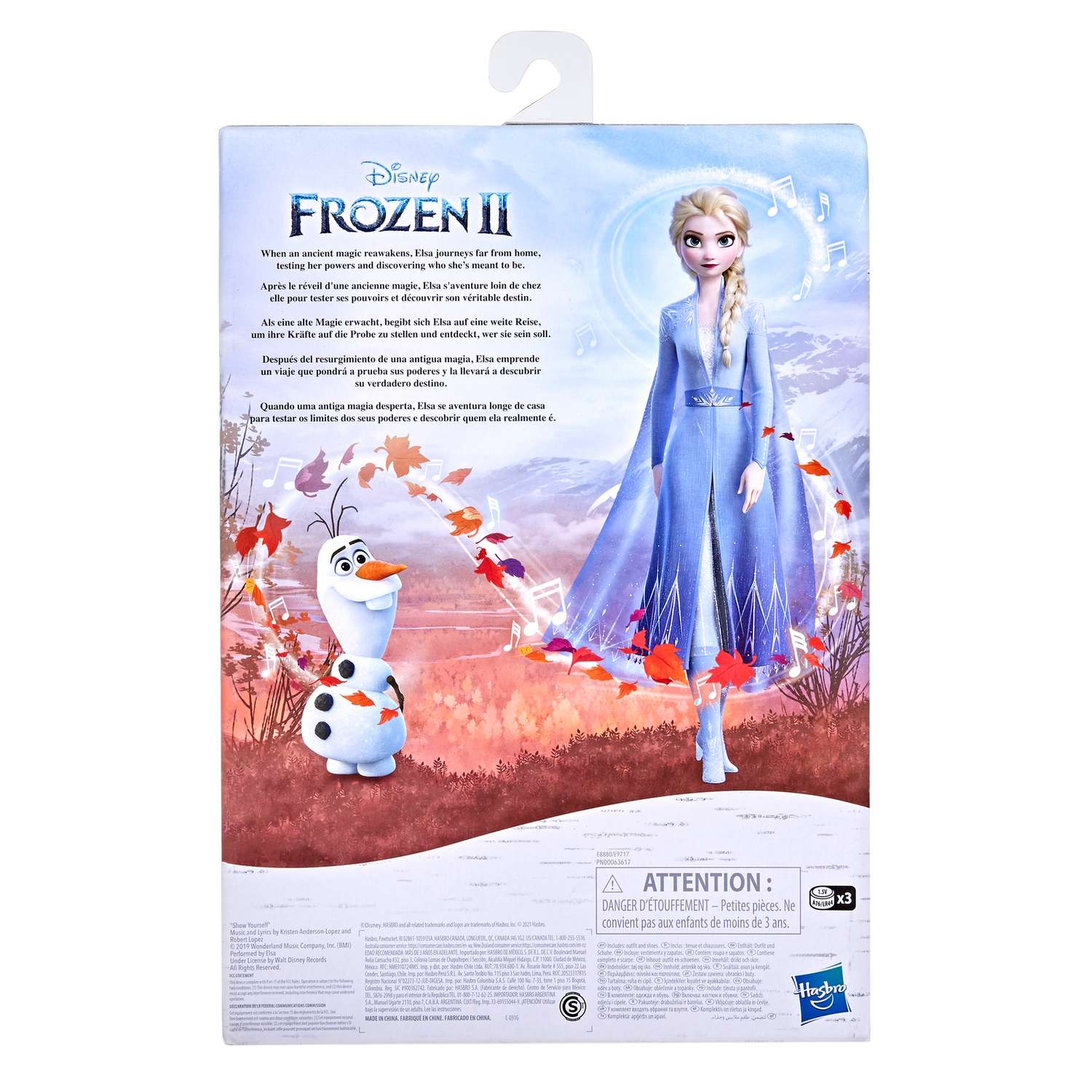 Кукла Disney Frozen Холодное сердце 2 Поющая Эльза E88805X2 E88805X2 - фото 3