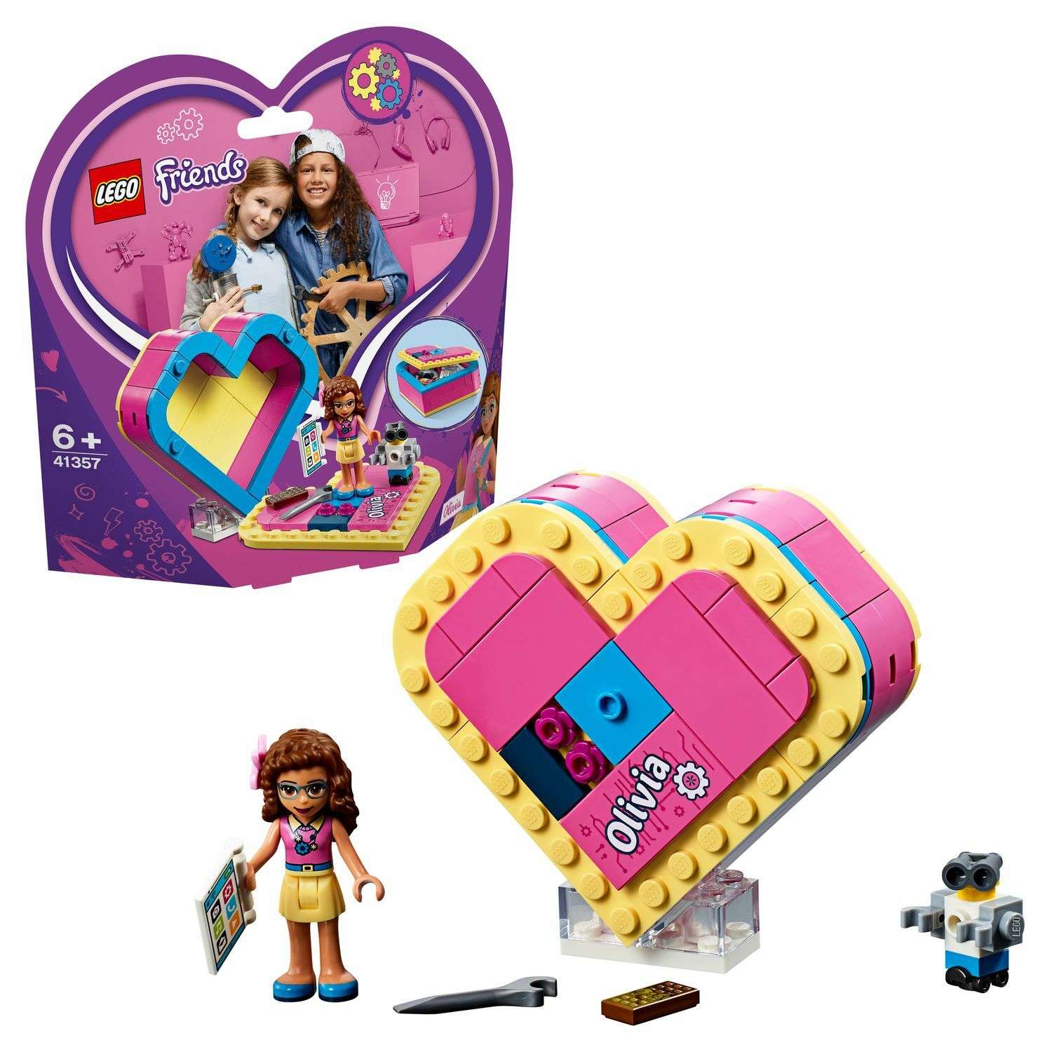 Конструктор LEGO Friends Шкатулка-сердечко Оливии 41357 - фото 1