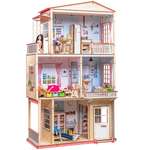 Кукольный домик с мебелью M-WOOD Рапсодия