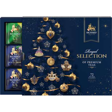 Чайное ассорти Richard Royal Selection of Premium Teas 72 пакетика