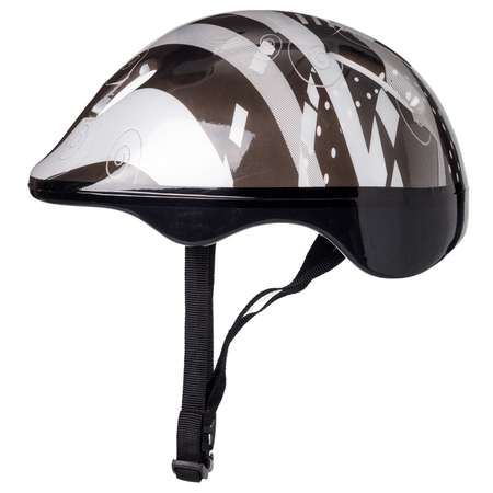 Защита Шлем BABY STYLE для роликовых коньков черный обхват 57 см