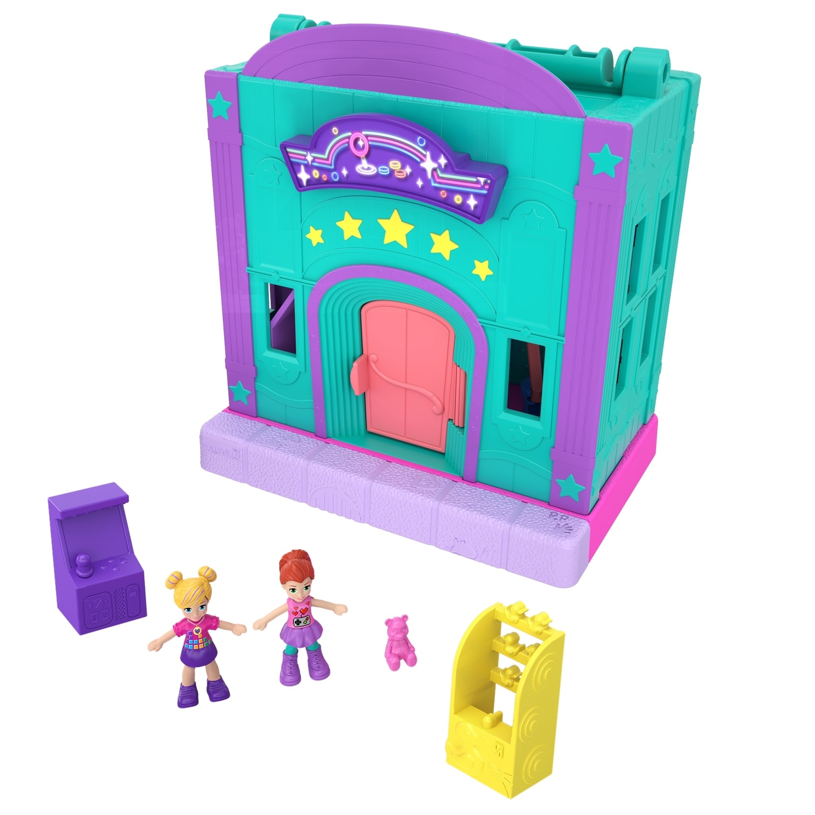 Набор игровой POLLY POCKET Полливиль станция Игровая комната GFP41 GGC29 - фото 3