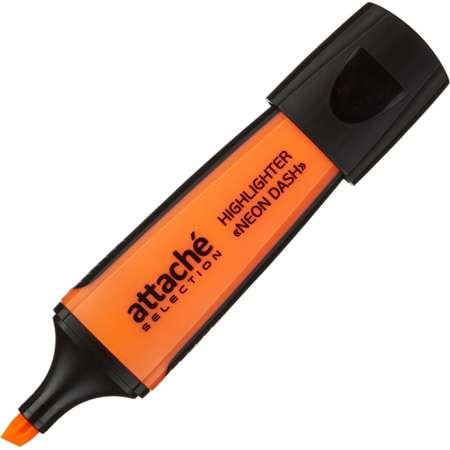 Маркер текстовыделитель Attache Selection Neon Dash оранжевый 1-5мм 10 шт