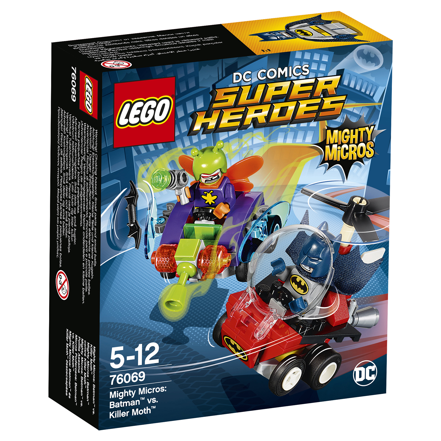 Конструктор LEGO Super Heroes Mighty Micros: Бэтмен против Мотылька-убийцы  (76069) купить по цене 799 ₽ в интернет-магазине Детский мир