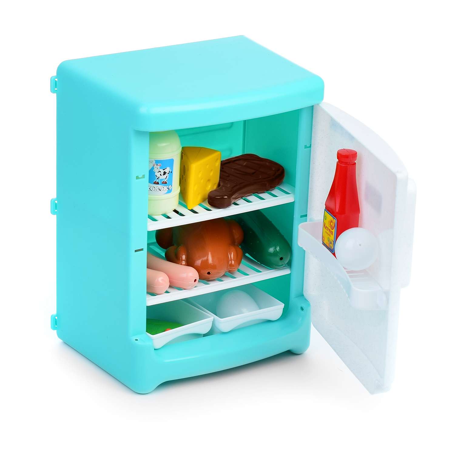 Холодильник для кукол Стром с продуктами - фото 2
