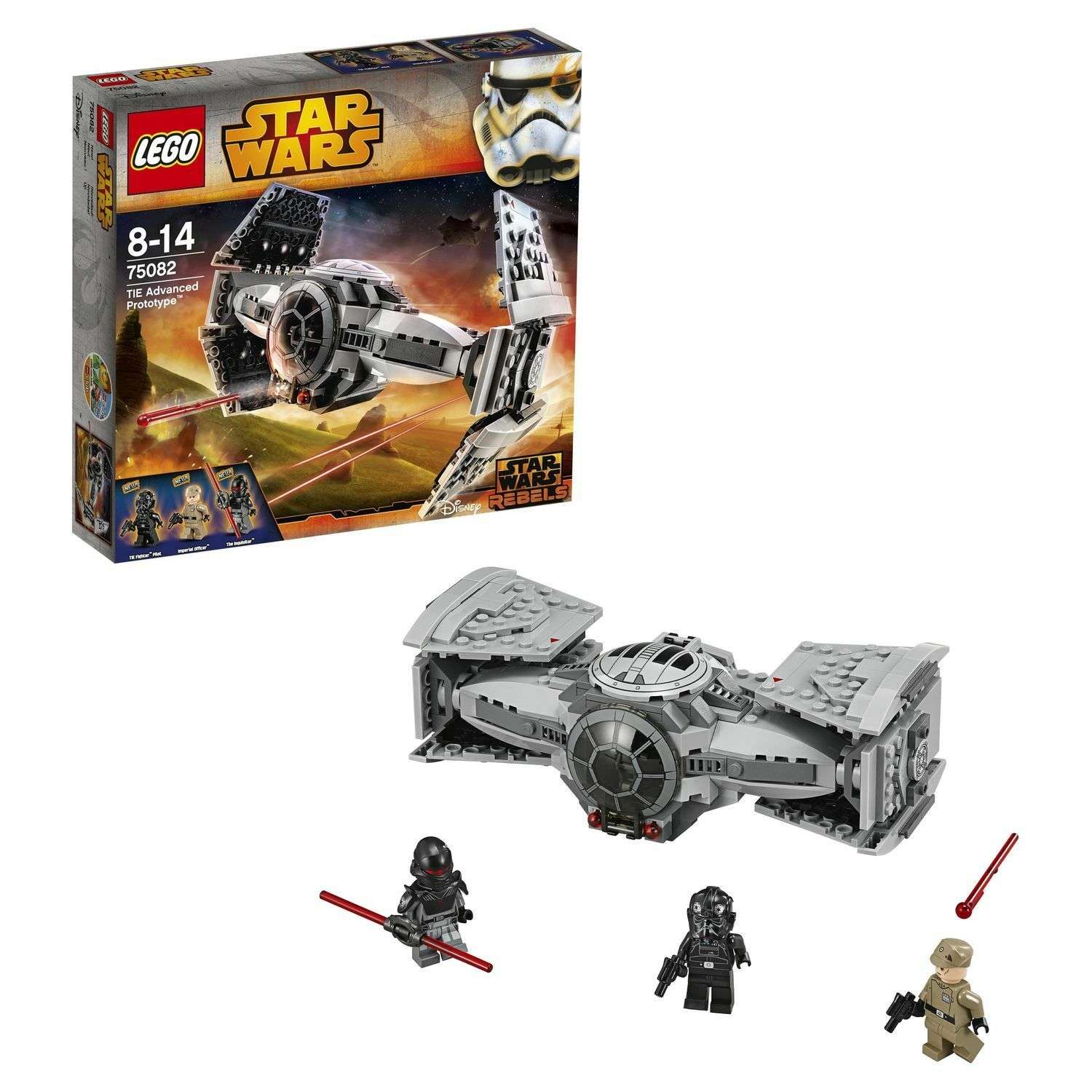 Конструктор LEGO Star Wars TM Улучшенный Прототип TIE Истребителя (TIE Advanced Prototype™) (75082) - фото 1