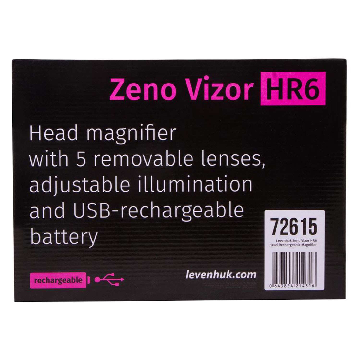 Лупа налобная Levenhuk Zeno Vizor HR6 с аккумулятором - фото 13