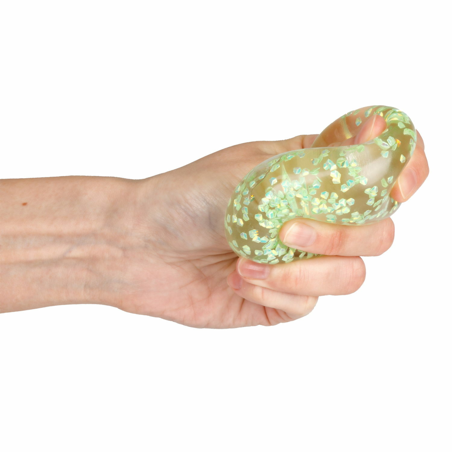 Игрушка-антистресс Крутой замес Супергель шар бриллиант зелёный - фото 4