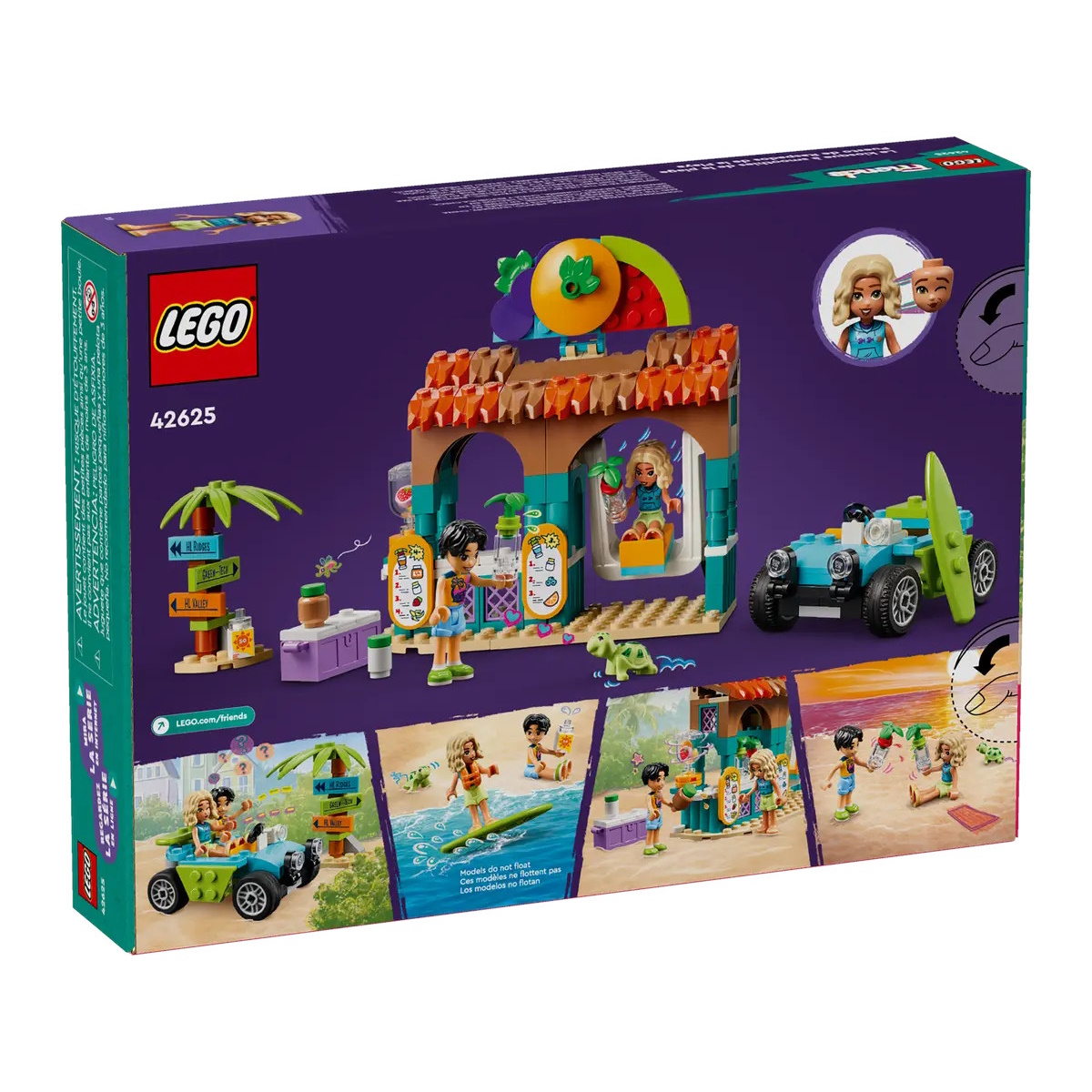 Конструктор LEGO Friends Подставка для пляжного смузи 42625 - фото 5