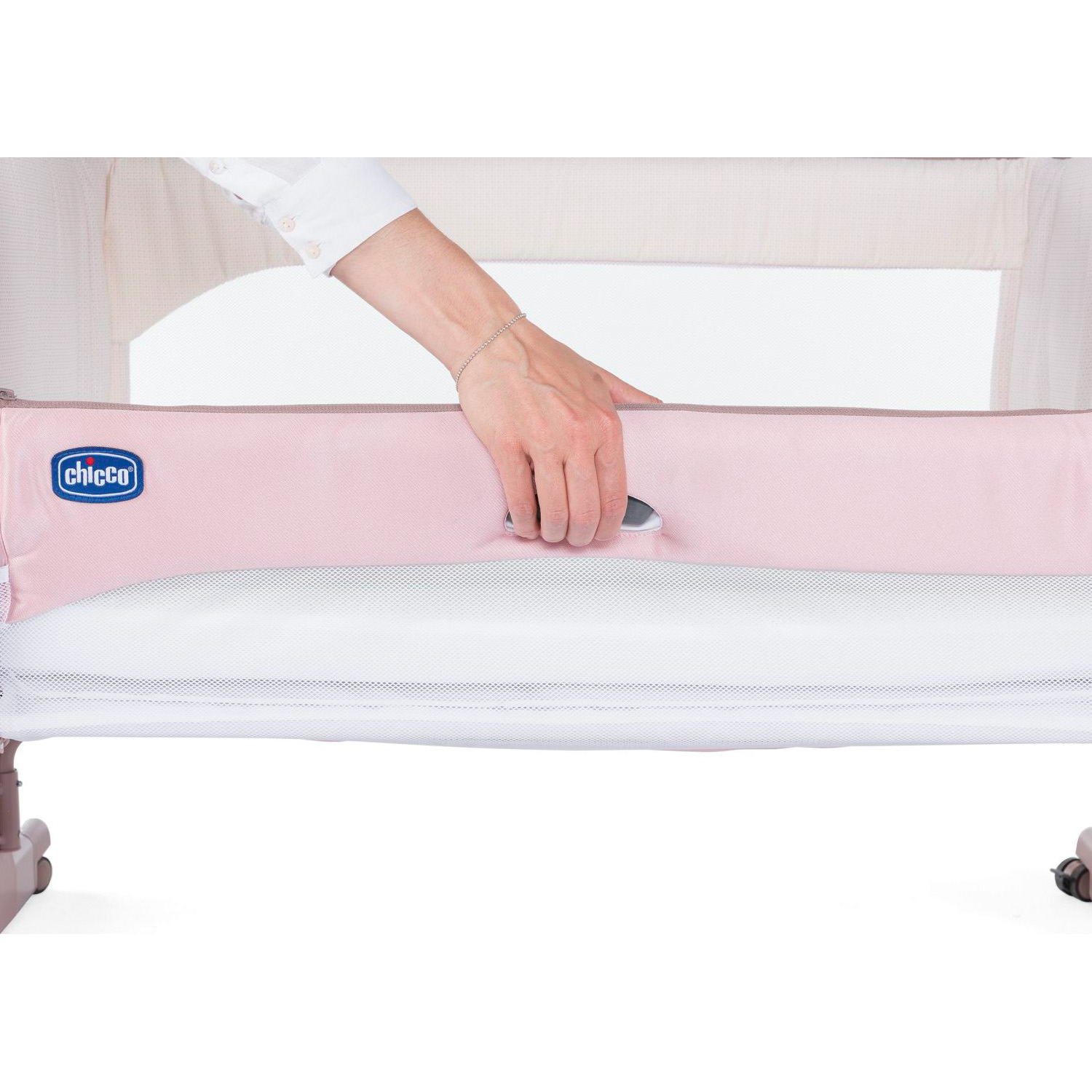 Кроватка CHICCO Next2Me Magic Candy Pink 00079584200000 - фото 12