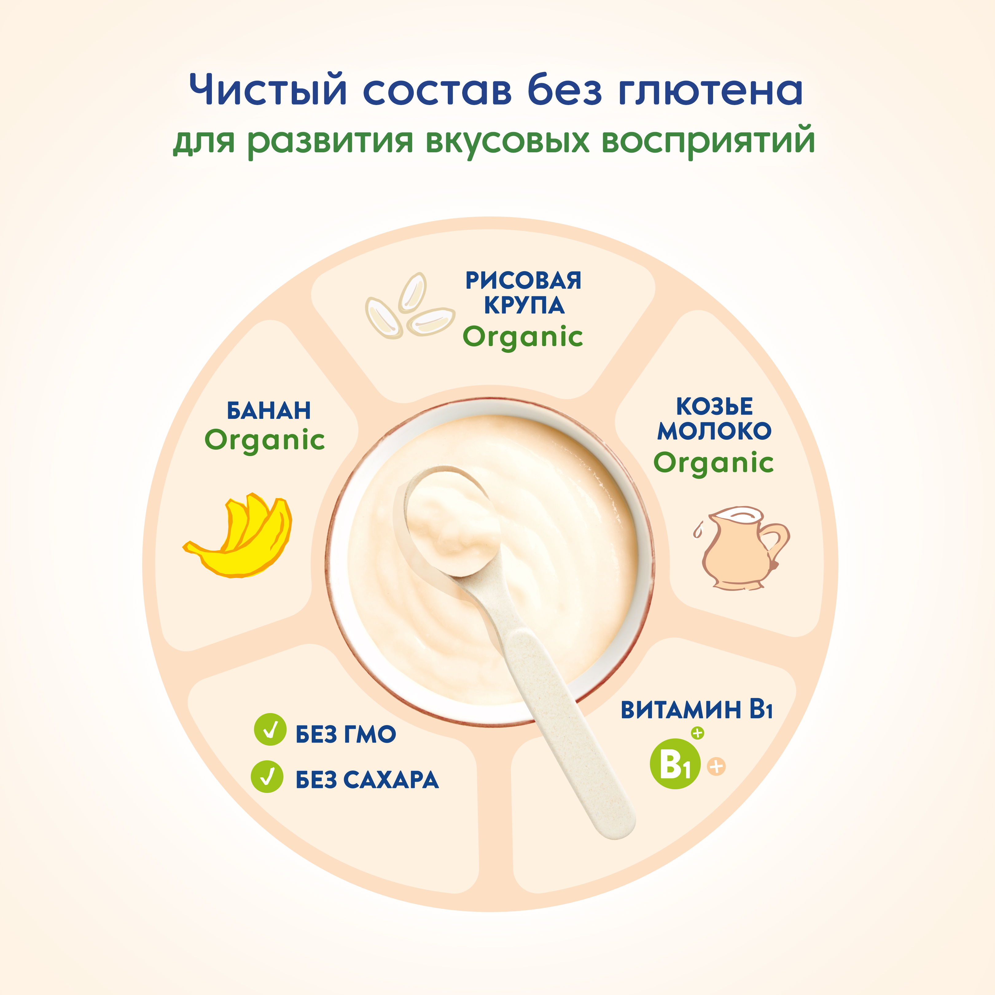 Каша Мамако Organic рисовая с бананом на козьем молоке 200г с 6месяцев - фото 4