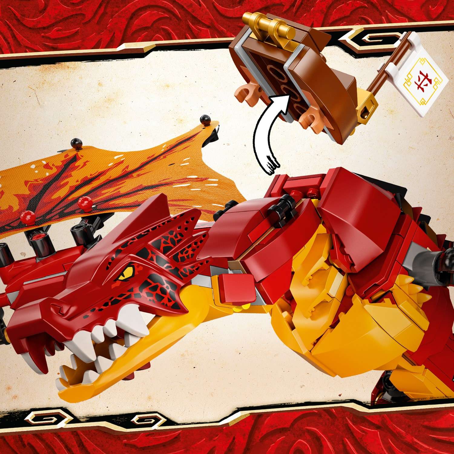 Конструктор LEGO Ninjago Атака огненного дракона 71753 - фото 11