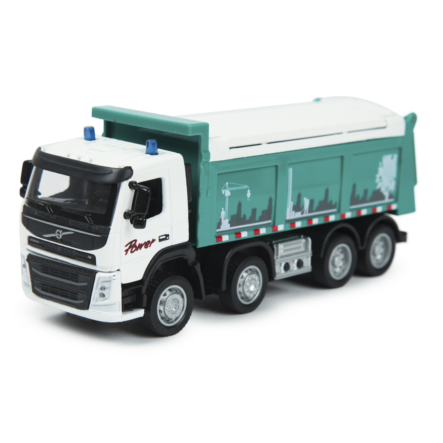 Машина MSZ 1:50 Volvo Dump Truck Зеленая 68384