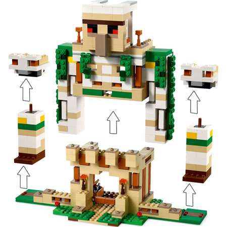 Конструктор LEGO Minecraft The Iron Golem Fortress 21250