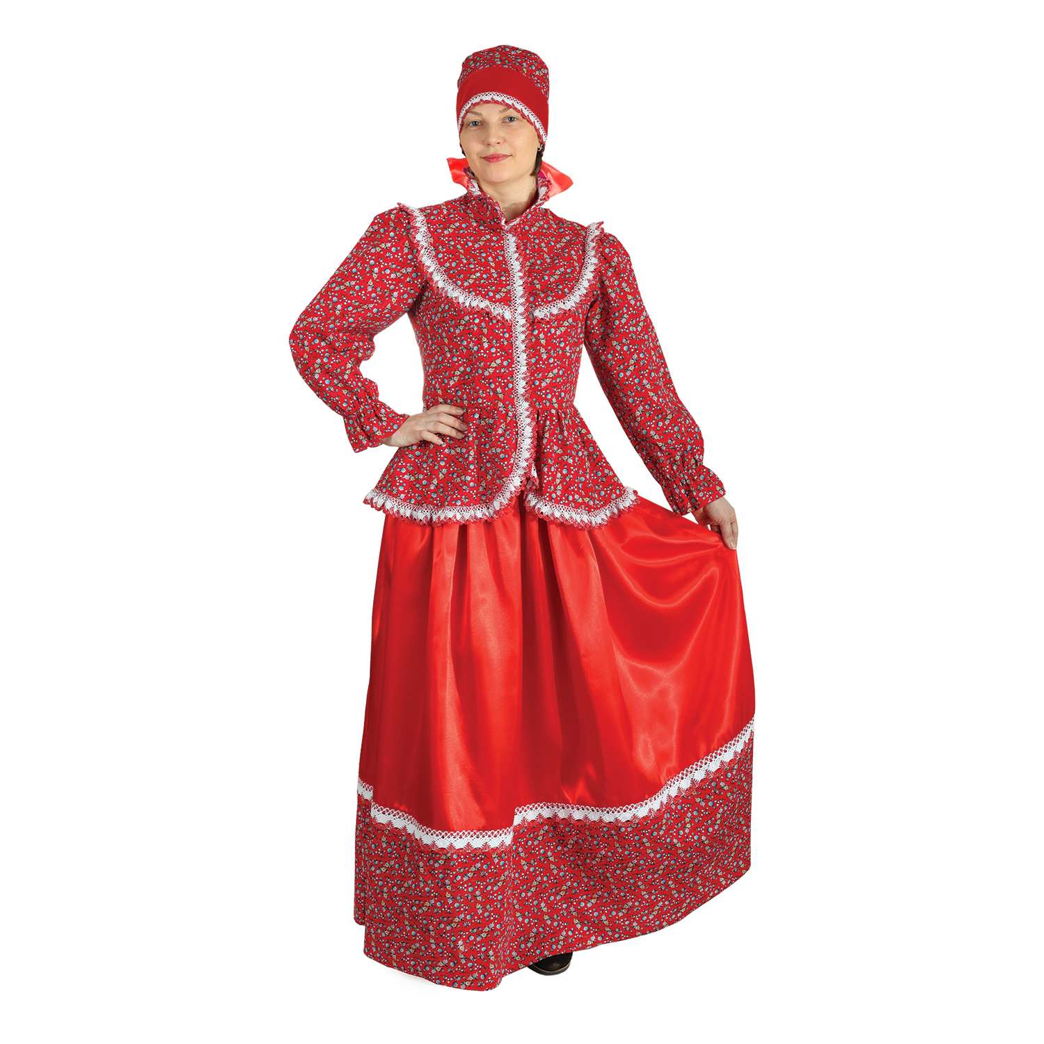 Карнавальный костюм Страна карнавалия русский народный Забава размер 48 3262802 - фото 1