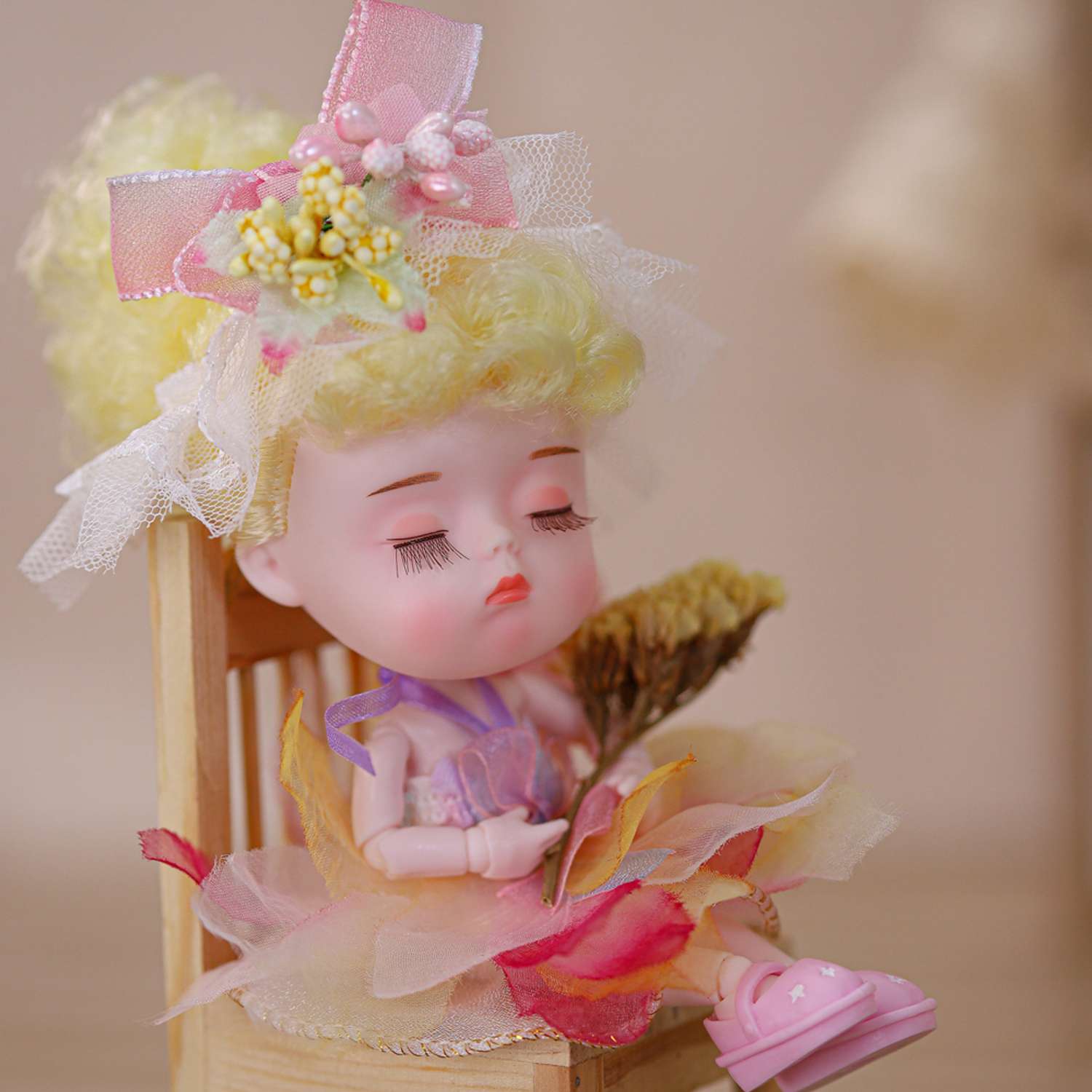 Кукла EstaBella Лилия на шарнирах коллекционная 46283520 - фото 15