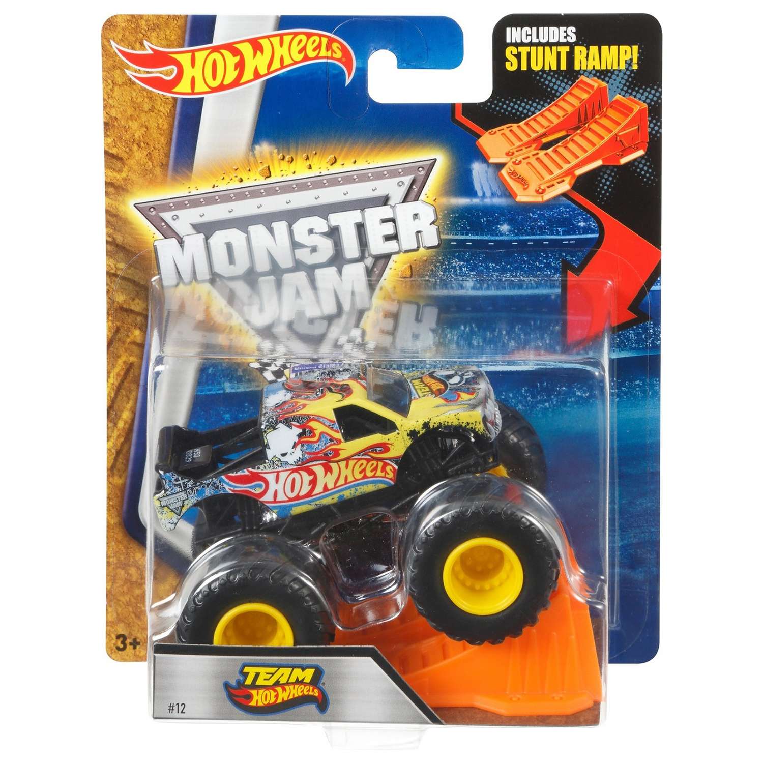 Машина Hot Wheels Monster Jam 1:64 Огненный шторм X8972 21572 - фото 2