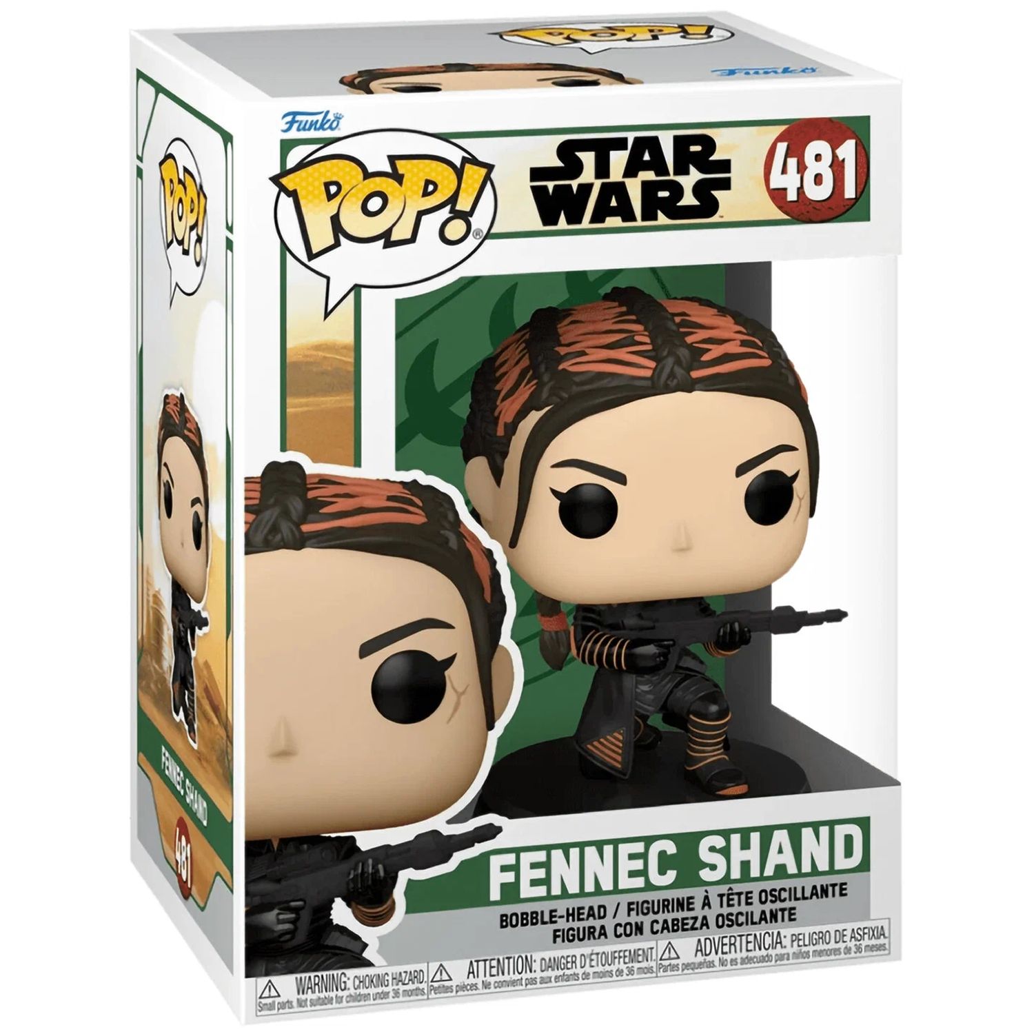 Фигурка Funko POP! Star Wars BOBF Феннек Шэнд Fennec Shand из сериала Книга Бобы Фетта - фото 2