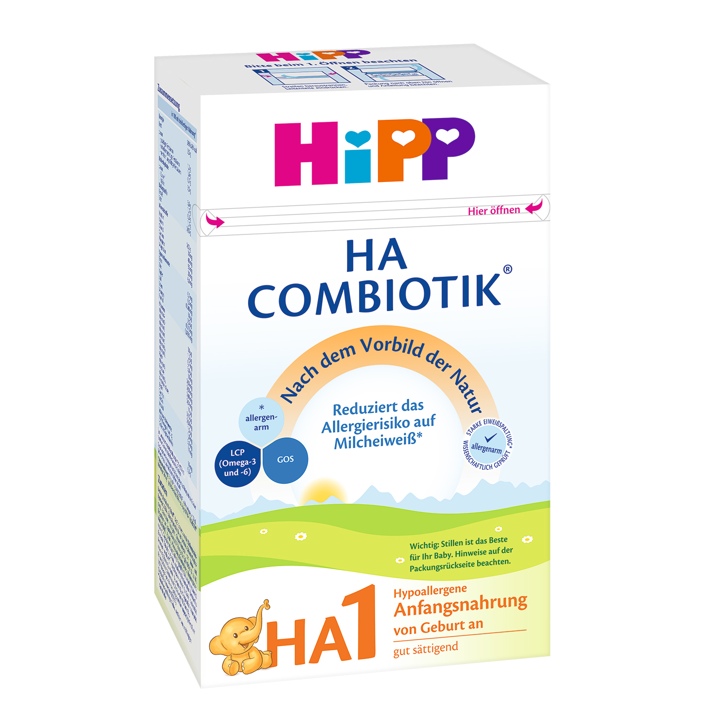 Смесь Hipp Сombiotic 1 молочная гипоаллергенная 500г с 0месяцев - фото 1