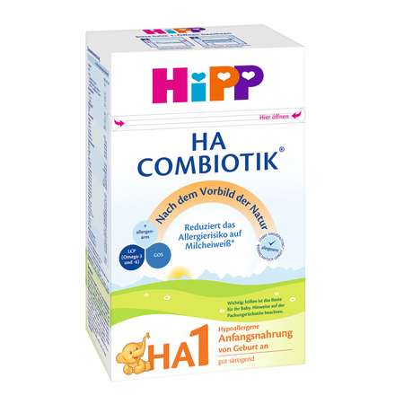 Смесь Hipp Сombiotic 1 молочная гипоаллергенная 500г с 0месяцев