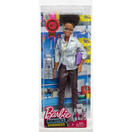 Кукла Barbie Робототехник Кучерявая брюнетка FRM10