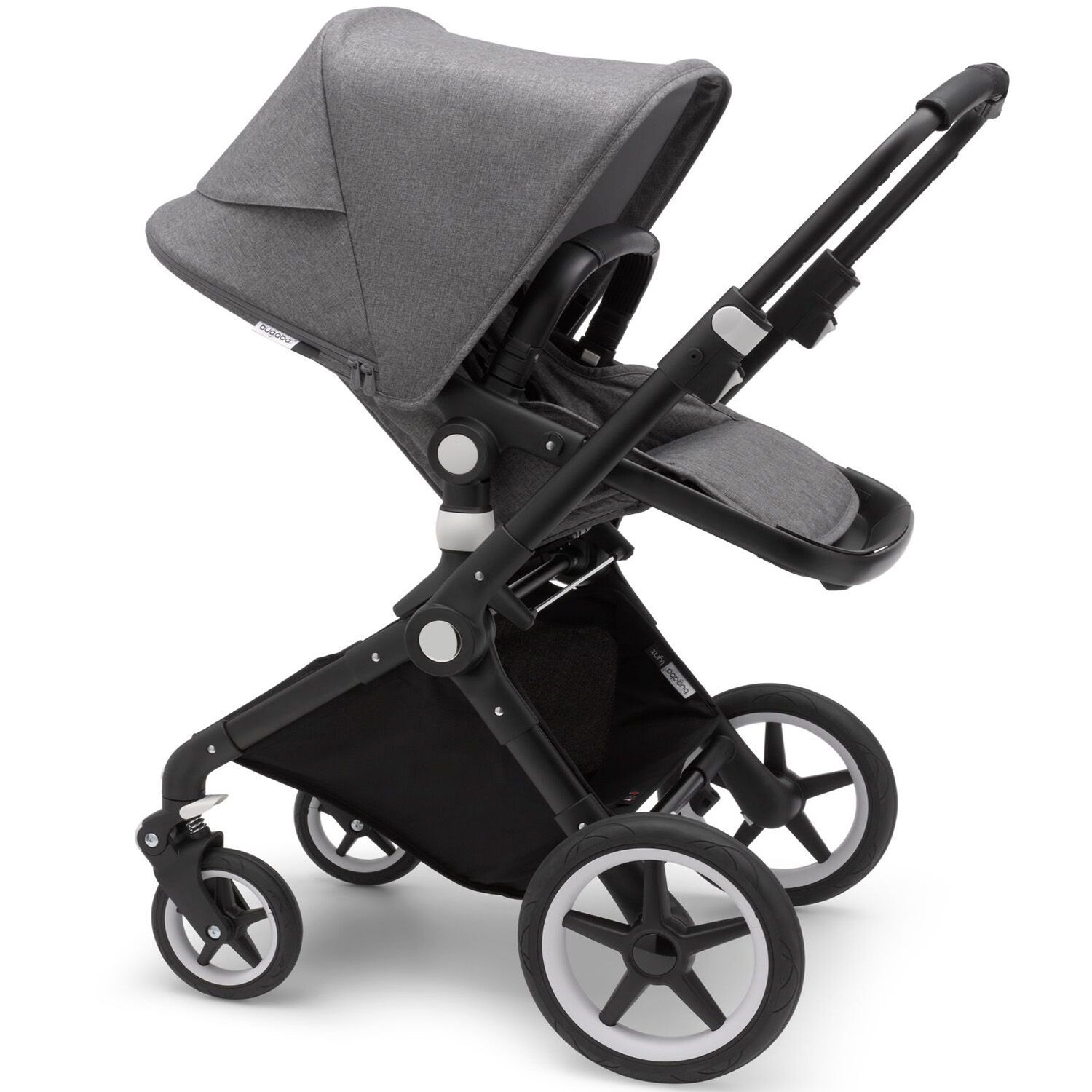 Коляска 2в1 Bugaboo Lynx Complete Black-Grey melange-Grey melange 230343GM01 - фото 9