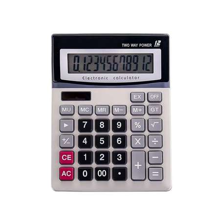 Калькулятор Rabizy настольный 12-разрядный с двойным питанием