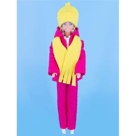 Комплект одежды Модница для куклы 29 см из синтепона лиловый