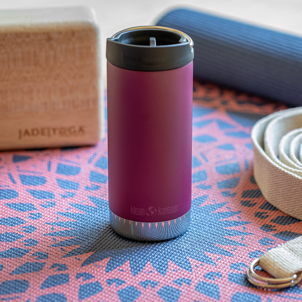 Термокружка Klean Kanteen TKWide Cafe Cap 12oz 355 мл Purple Potion - фото 6