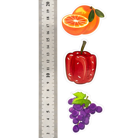 Магнитный набор Анданте Овощи и фрукты 24 элемента
