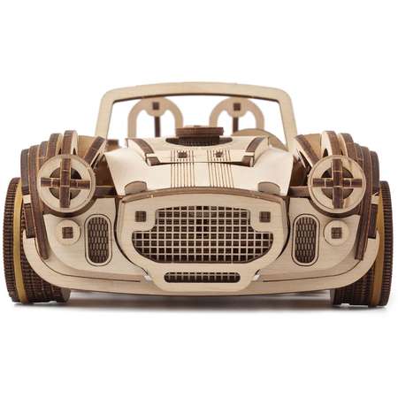 Сборная деревянная модель UGEARS Дрифт Кобра Гоночный автомобиль 3D-пазл механический конструктор