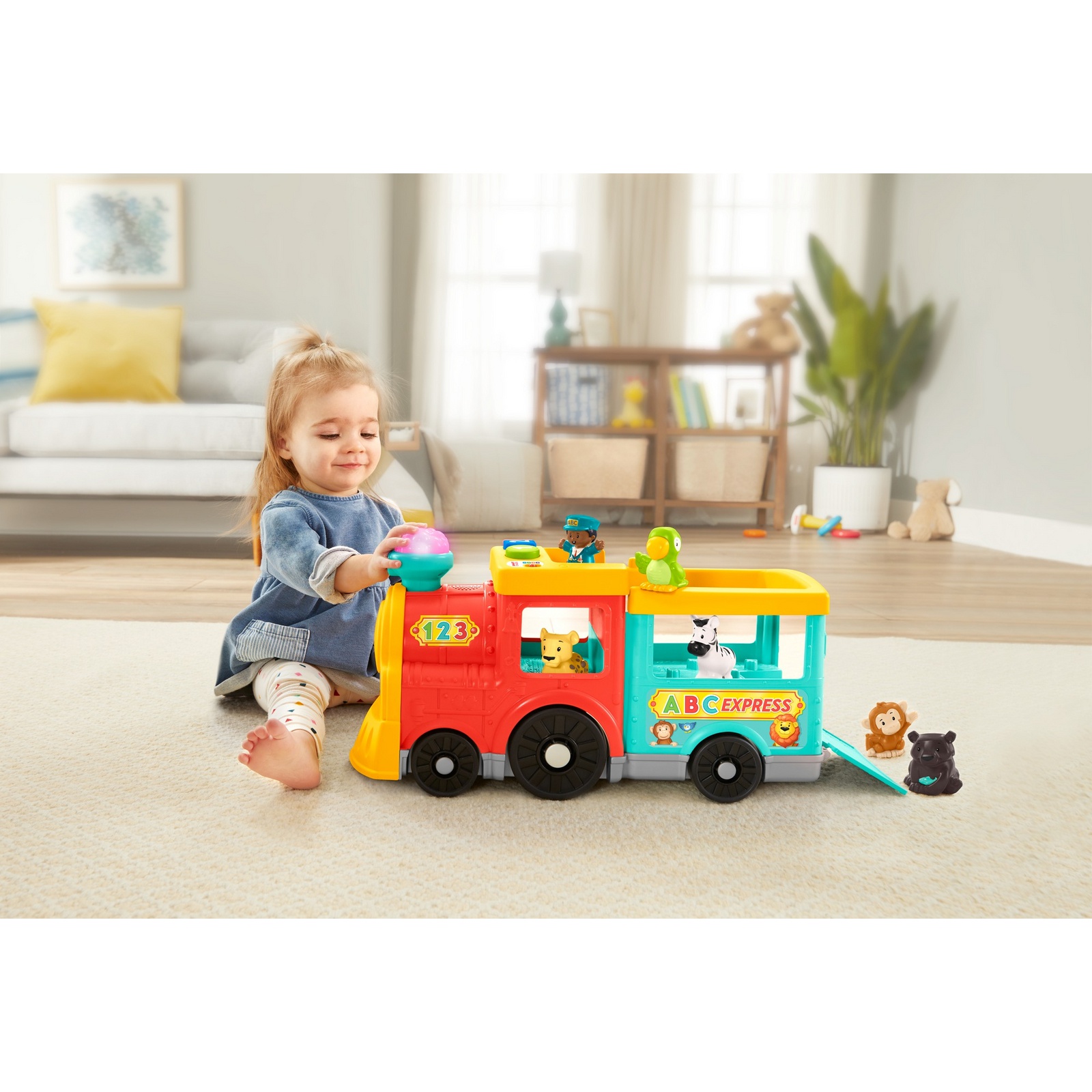 Игрушка Fisher Price Little People АБВ-экспресс с животными HHH21 - фото 19