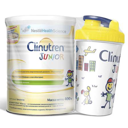 Смесь Nestle Clinutren Junior 400г с 1года+ Шейкер