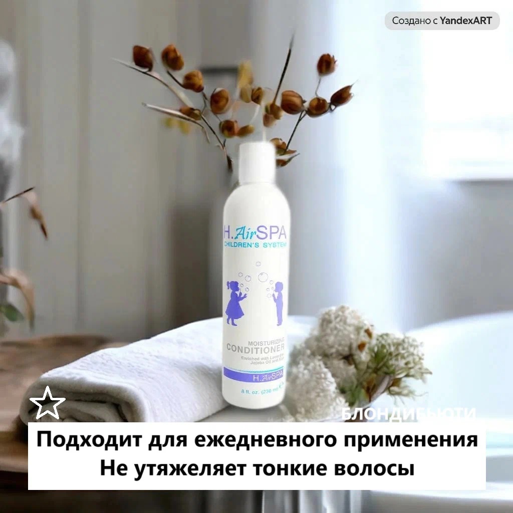 Кондиционер для детских волос H.AirSPA Гипоаллергенный уход для малышей с 6-месячного возраста - фото 6