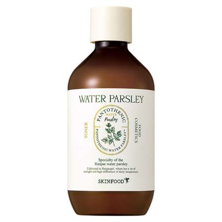 Тонер для лица Skinfood Water parsley с экстрактом омежника против несовершенств кожи 300 мл