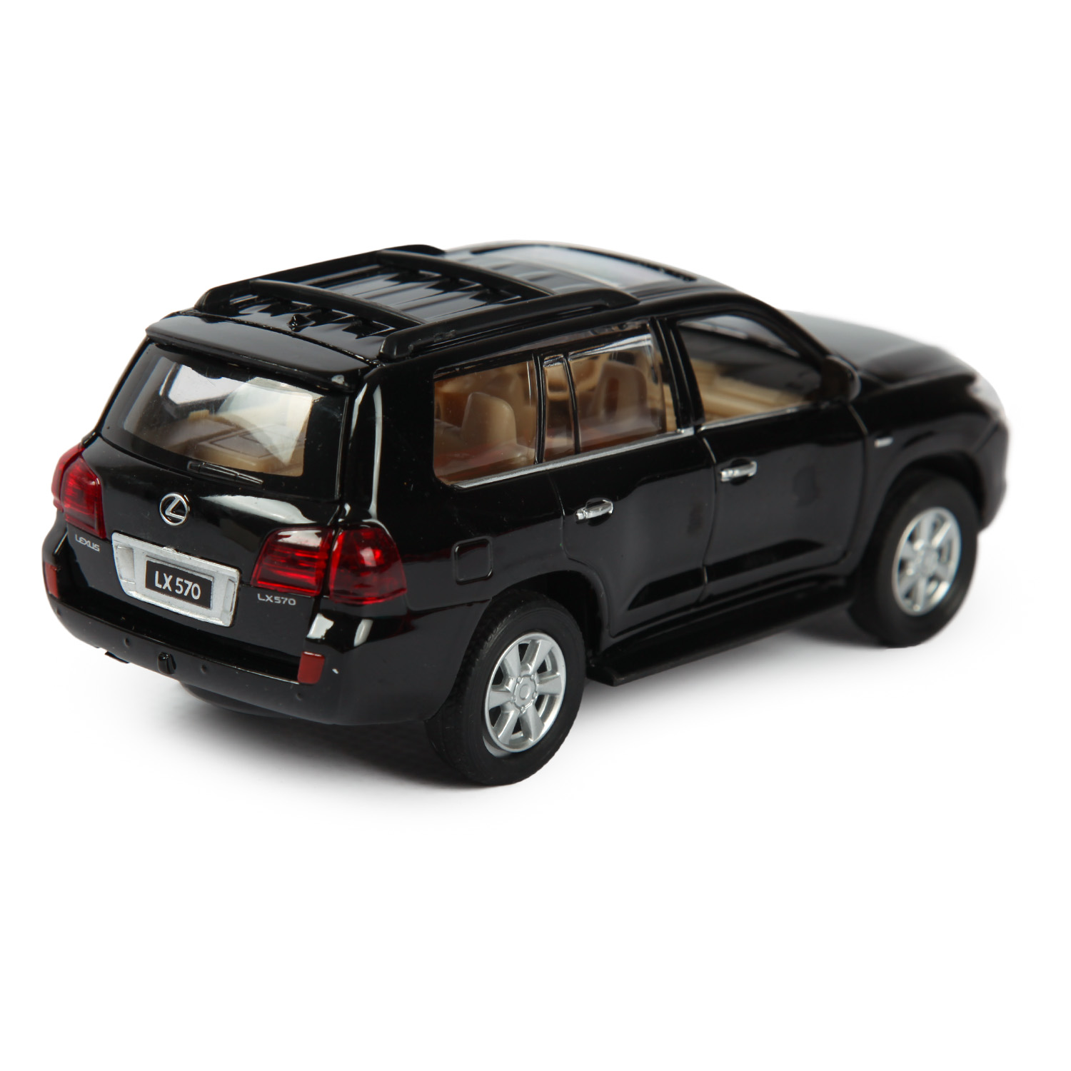 Машинка Mobicaro 1:32 Lexus LX570 Черная 68301 68301 - фото 2