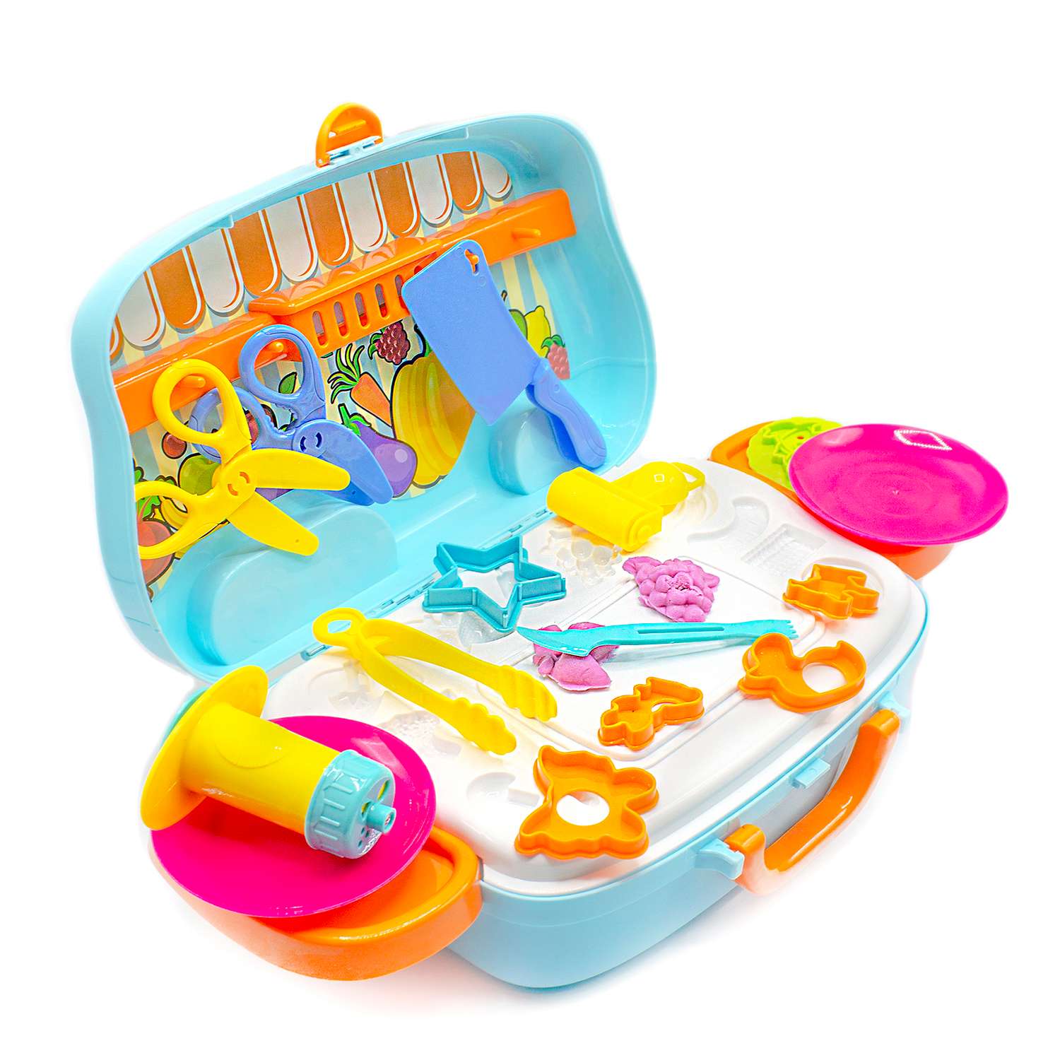 Набор для лепки BAZUMI с мягким пластилином и формами / игровая детская кухня - фото 5