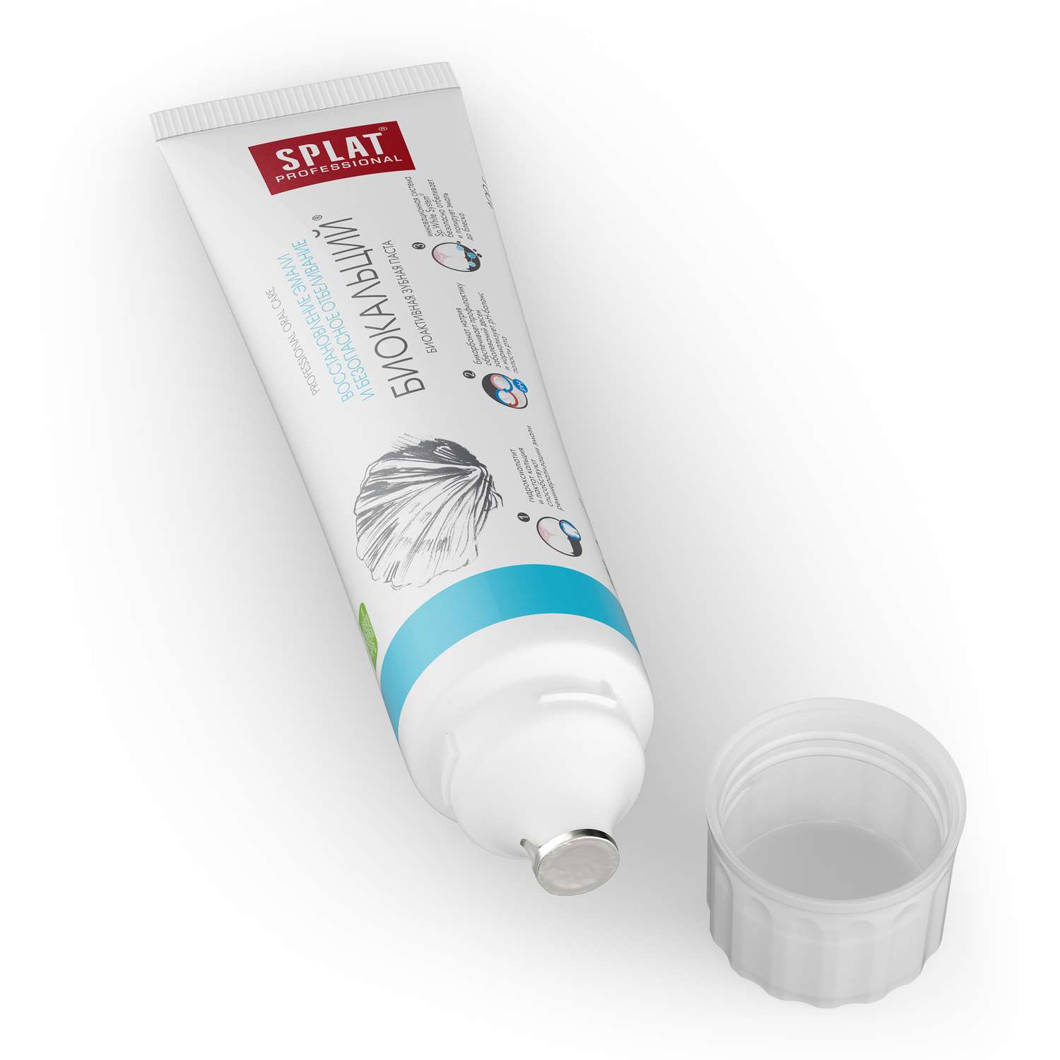 Зубная паста Splat Биокальций для восстановления эмали 100г - фото 1