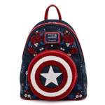 Рюкзак Funko Loungefly Marvel Captain America 80th Anniversary Floral Sheild Mini Backpack MVBK0165