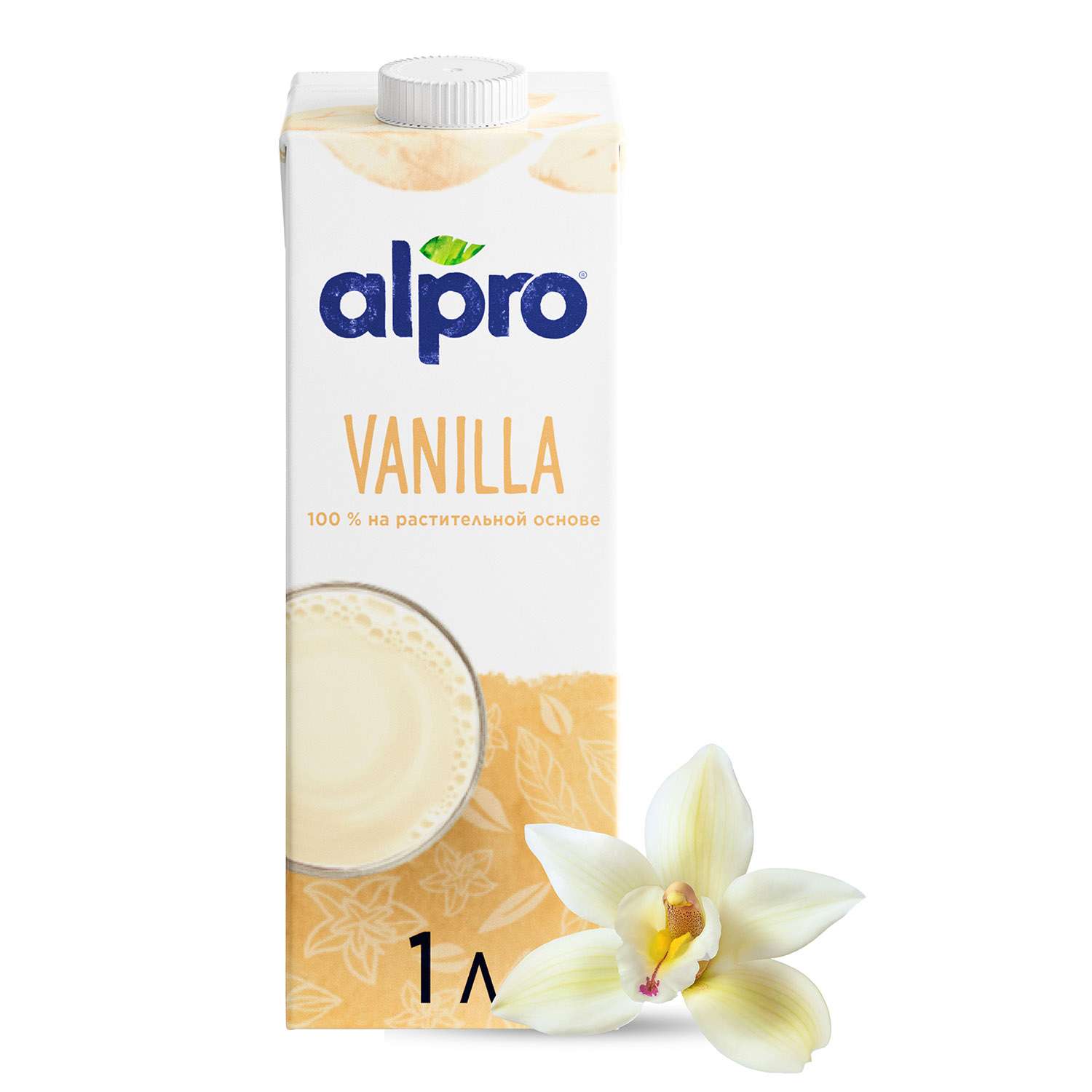Напиток Alpro соевый со вкусом ванили с витаминами 1.8% 1л - фото 1