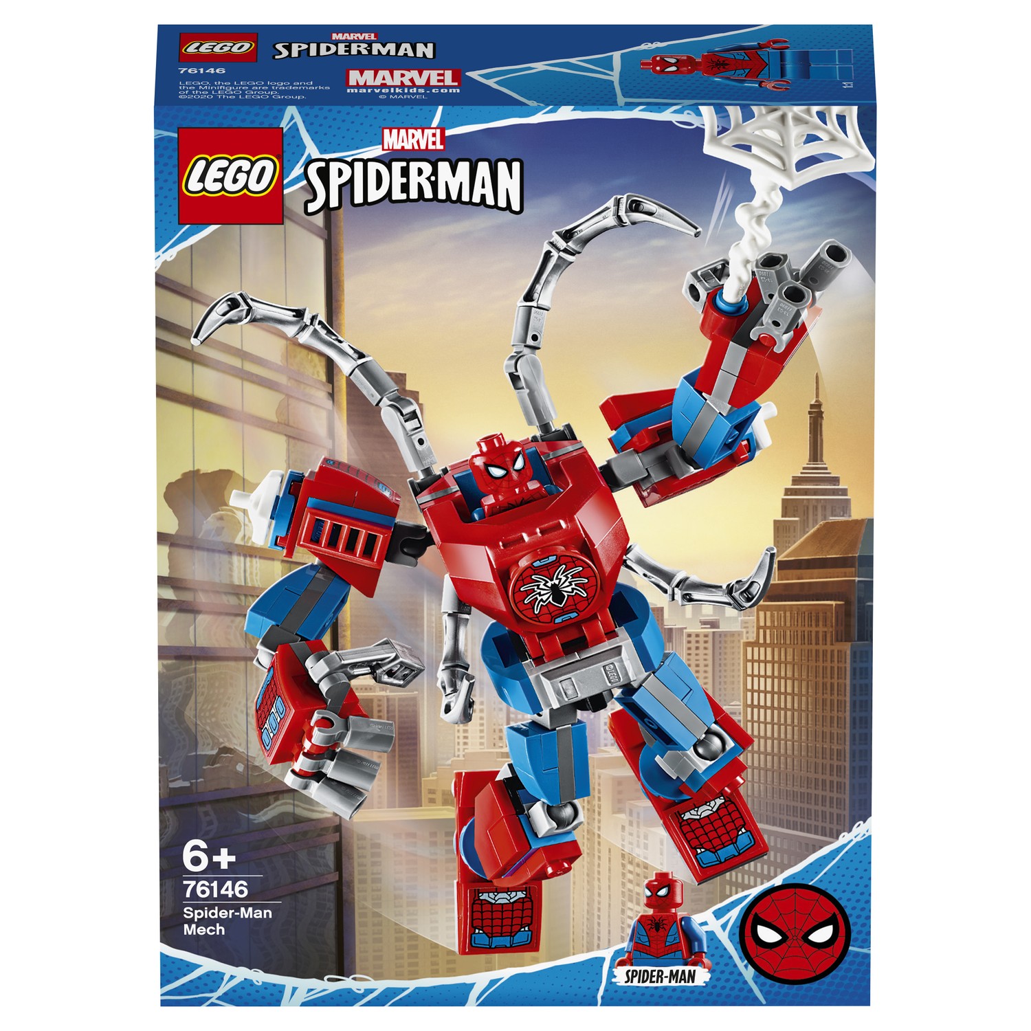 Конструктор LEGO Super Heroes Человек-паук 76146 купить по цене 9 ₽ в  интернет-магазине Детский мир