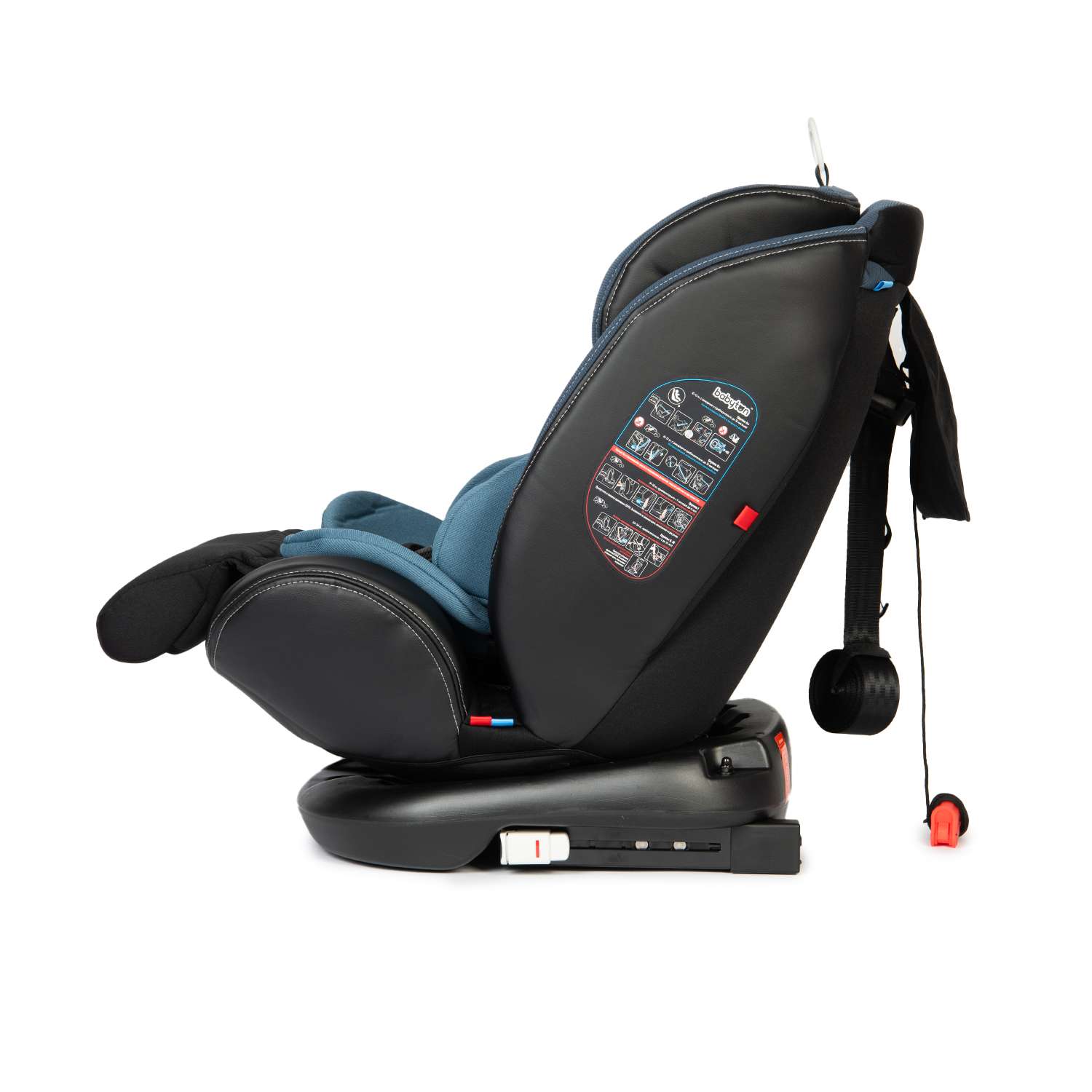 Автокресло Babyton Multi-Stage Black-Blue Isofix 0+/1/2/3 (0-36 кг) - фото 10