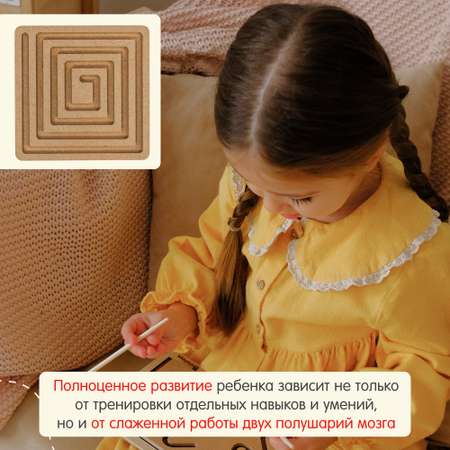 Игрушка Alatoys сортер Межполушарная доска