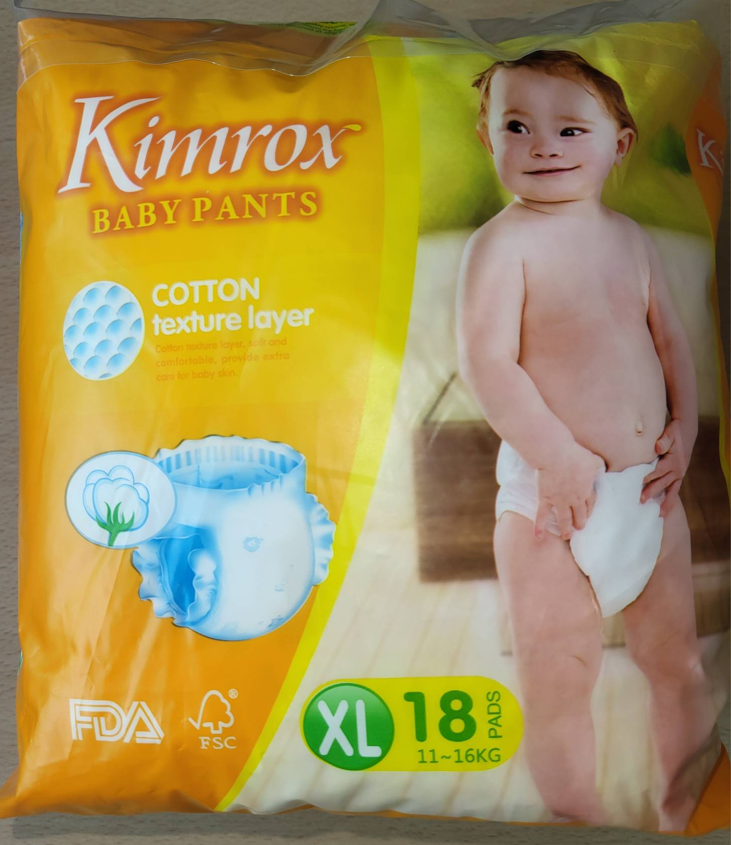 Подгузники KIMROX XL 18 шт. - фото 1