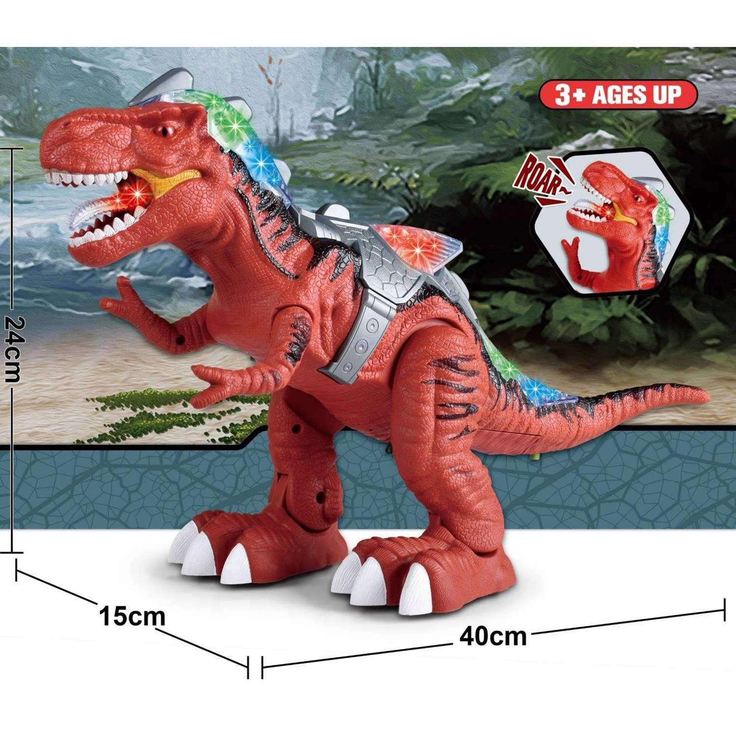 Динозавр-робот KODZOKI Интерактивная детская игрушка - фото 2